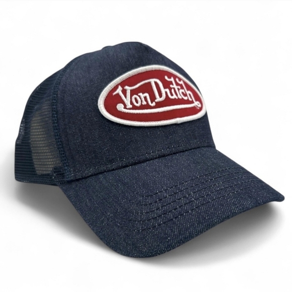 ??️Von Dutch?️ Denim Trucker Unisex Hat